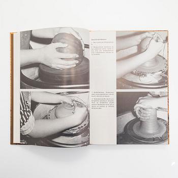 Kyllikki Salmenhaara, astoneware goblet , signed KS and book published by Kyllikki Salmenhaara.