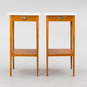 Bedside tables, early 20th century.