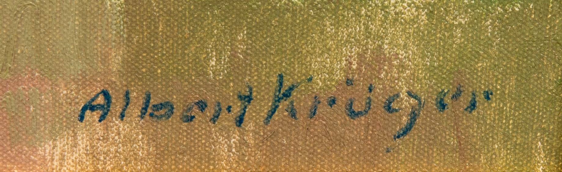 Albert Krüger, "Höstlandskap".