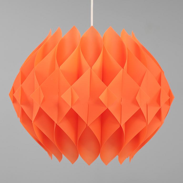 TAKLAMPA, Ståks armatur ab, 1900-talets andra hälft. Höjd 36 cm.