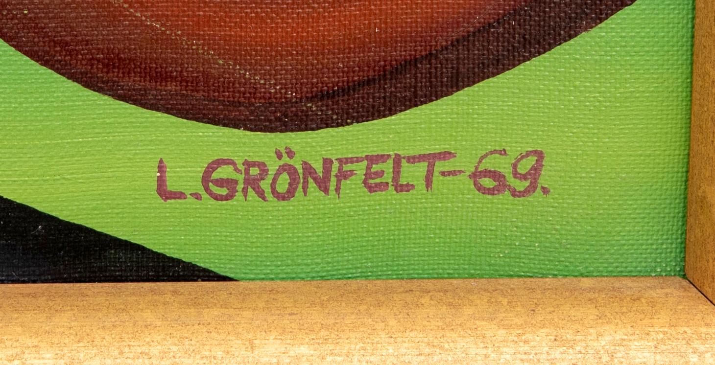 Lars Grönfelt, olja på duk signerad och daterad 69.