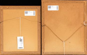 MAX WALTER SVANBERG, 2 akvareller, signerade, den ena daterad 36.