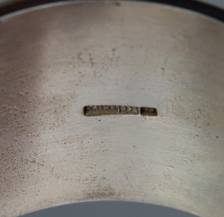 SERVETTRINGAR, 10 st, sterling silver, Kalke, Esbo Finland 2000.