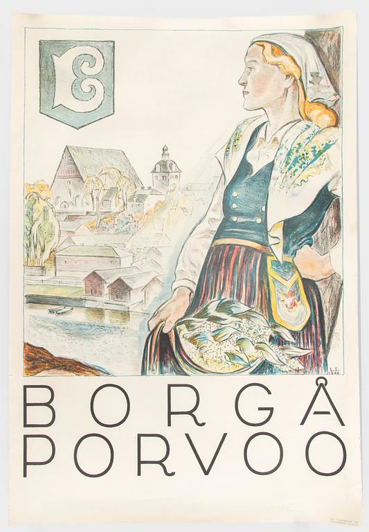 Lennart Segerstråle, after, Porvoo, poster.