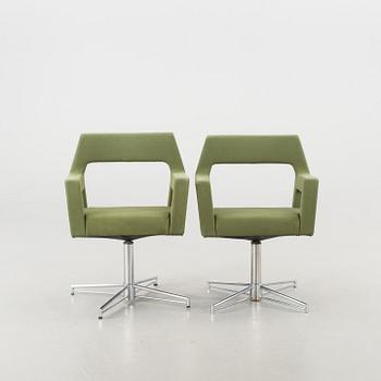 A set of two Johansson design "Largo" armchairs.