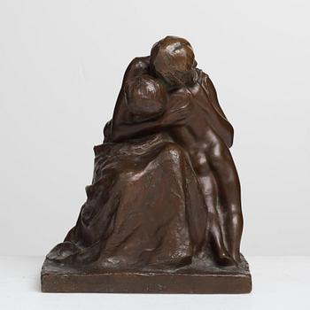 THEODOR LUNDBERG, Skulptur, brons. Sign och dat 1909. Gjutarstämpel. Höjd 30 cm.