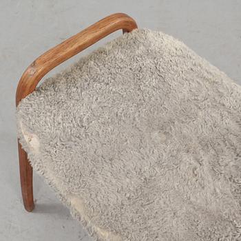 FÅTÖLJ samt FOTPALL, "Lamino", Yngve Ekström, Swedese, 1900-talets fjärde kvartal.