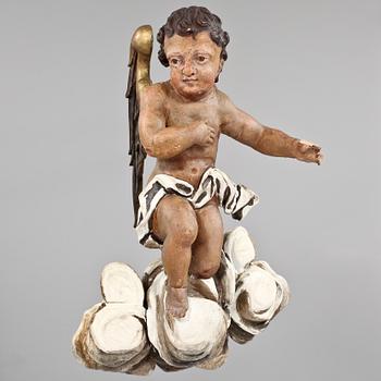 SKULPTUR, barock/barockstil, delvis 1700-tal.