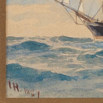 JACOB HÄGG, watercolor, signed and dated 1897.