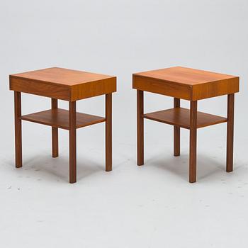 Nattduksbord, ett par, 1960-70 tal.