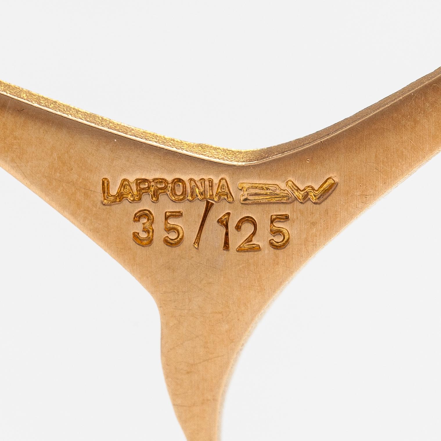 Björn Weckström, A 14K gold and platinum necklace "Stockmann's jubilee jewellery". Lapponia 1987.