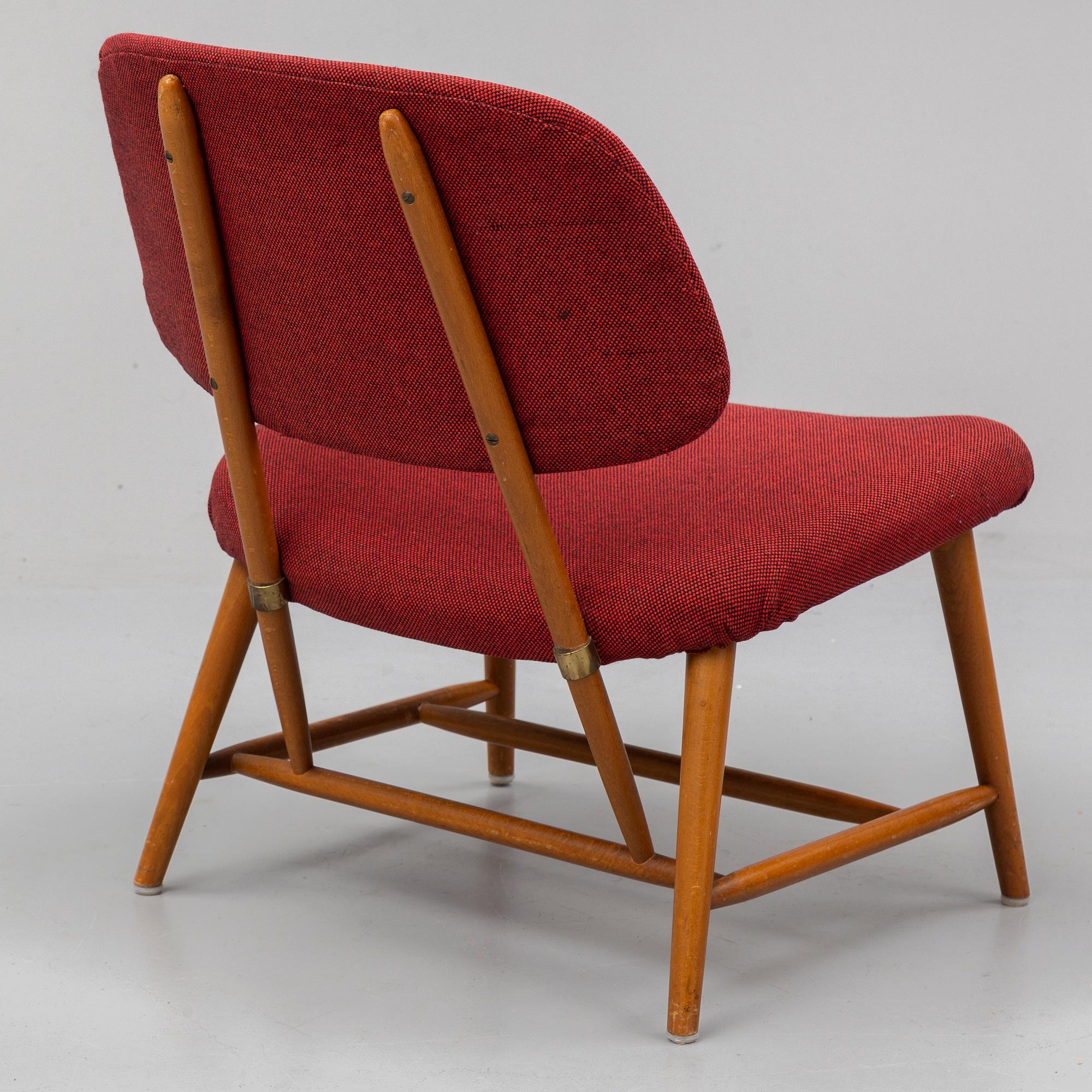 ALF SVENSSON, a 'Teve' easy chair, Alf Svensson, Studio Bra Bohag Ljungs Industrier AB, Malmö, Mid 20th century.