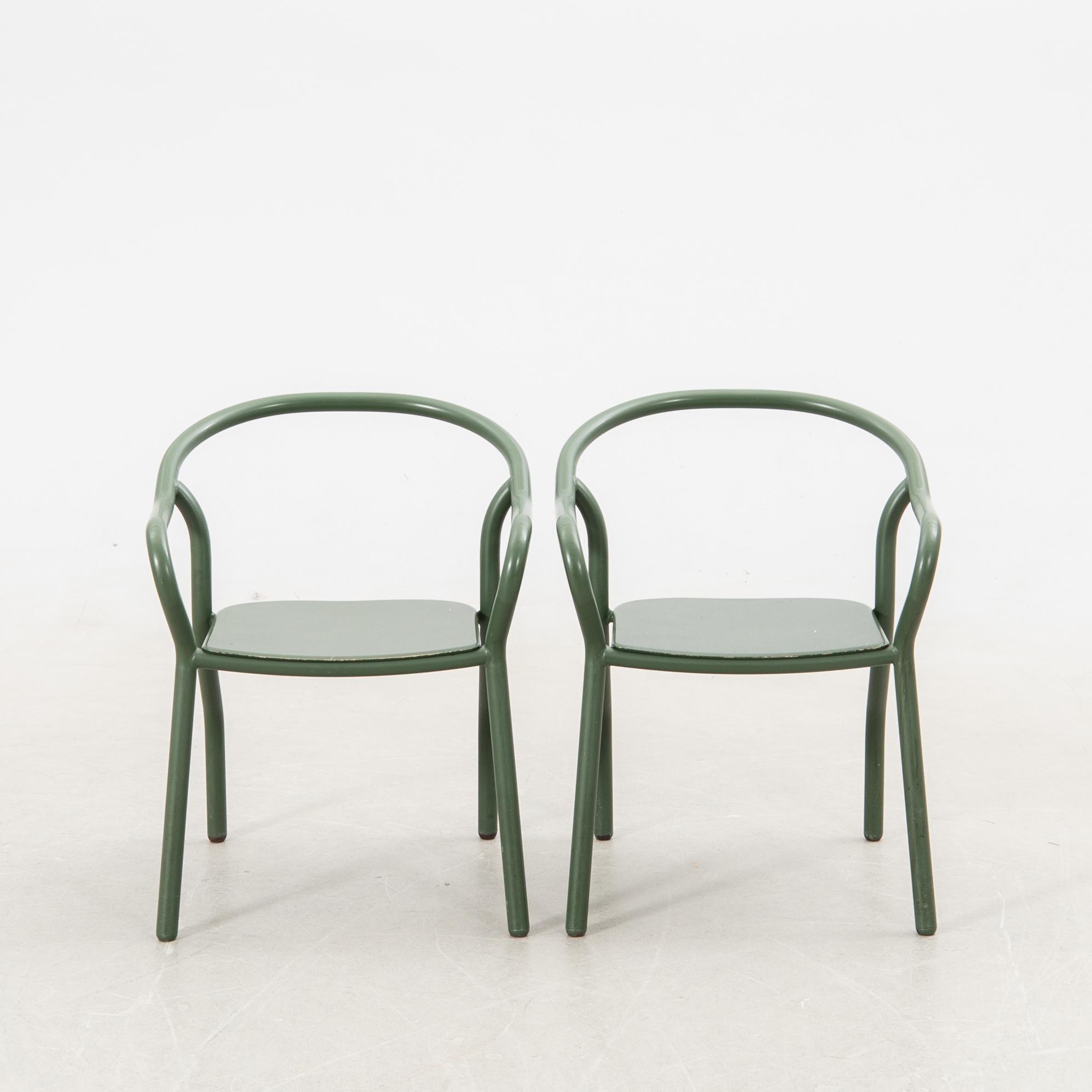Jonas Wagell, chairs, 6 pcs, "Montmartre", Mitab, 1970s/80s.
