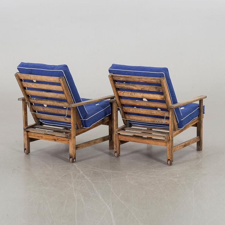 Four pieces of garden furniture by Elsa Stackelberg for Fri Form,