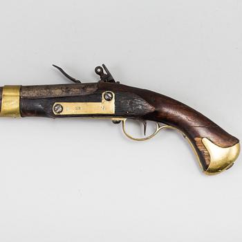 a Swedish early 19th century flintlock pistol.