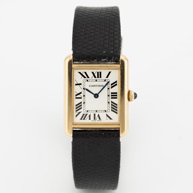 Cartier, Tank Solo, wristwatch, 24,5 x 24,5 (31) mm.