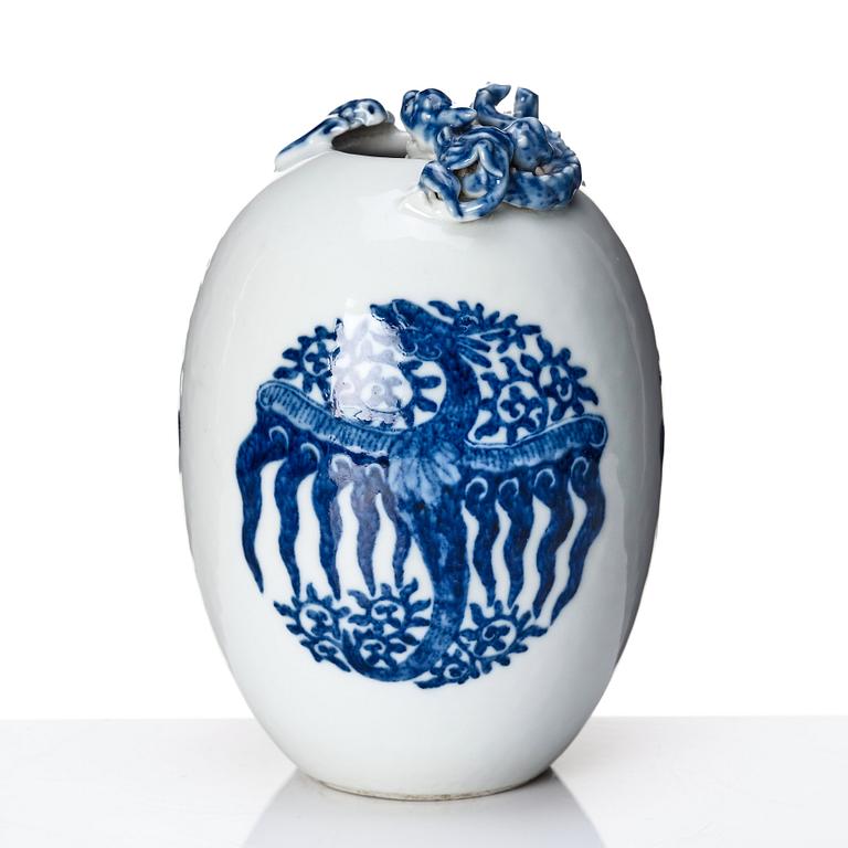 A Chinese vase, circa 1900 with Yongzheng mark.