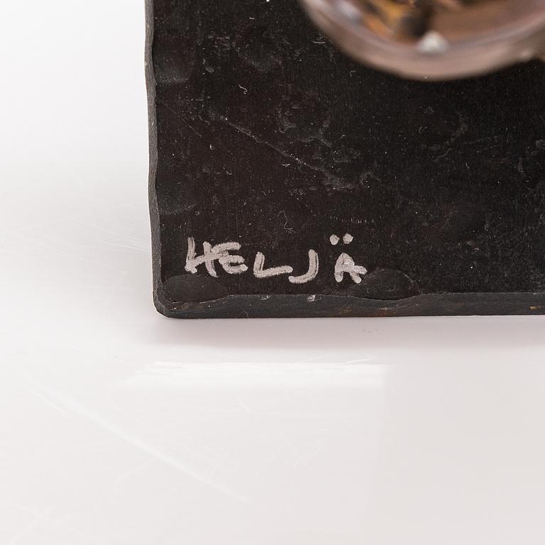 Heljä Liukko-Sundström, a stoneware sculpture signed HS Arabia Finland.