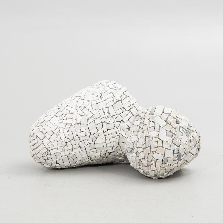 Gert Marcus, sculpture, "Triple convexity - concavity".