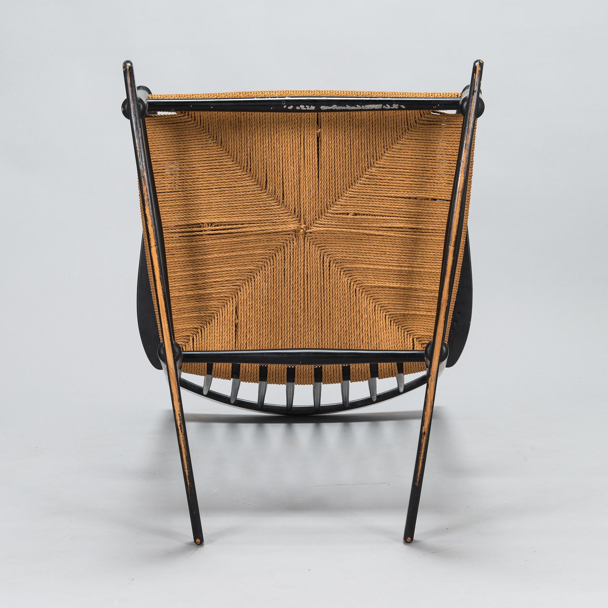 Hans J Wegner, a mid-20th-century 'J16' rocking chair, Denmark.