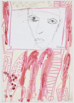 Mauritz Karström, pastel & watercolour, signed and dated 2002.