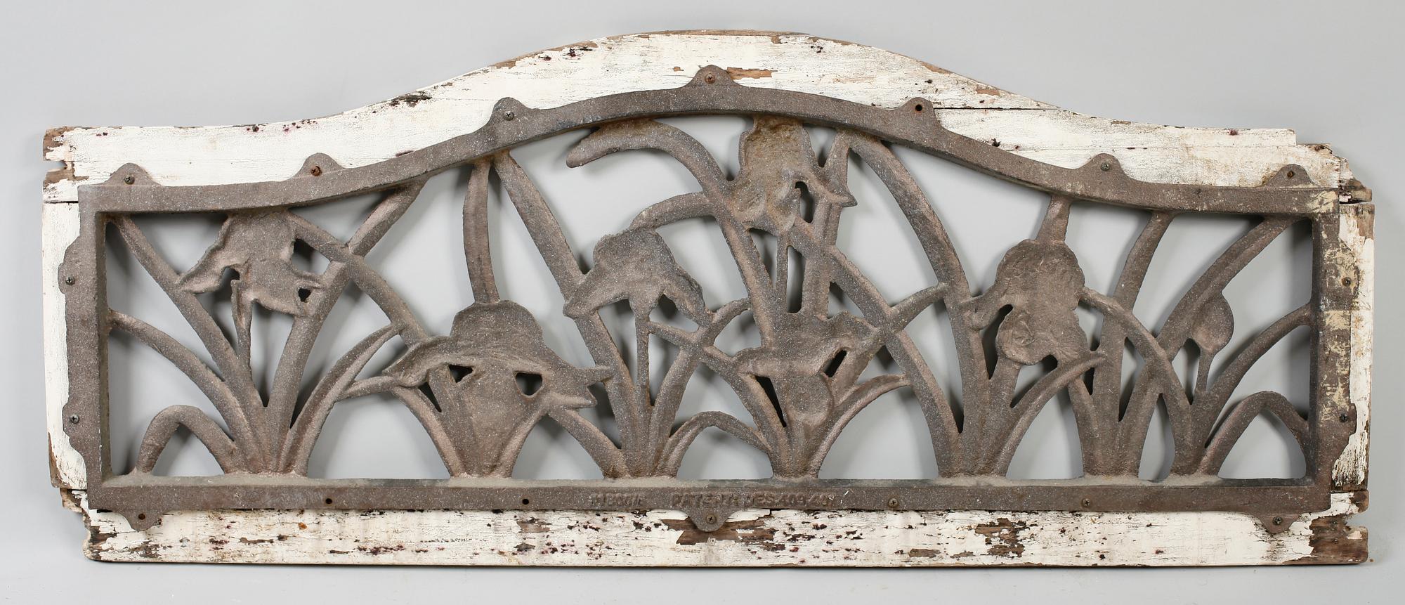 SMIDESGALLER, jugendstil, 1900-talets mitt.