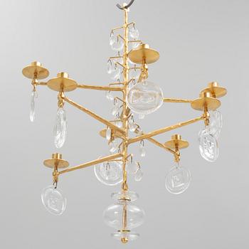 Erik Höglund, a chandelier, Boda Smide, second half of the 20th Century.