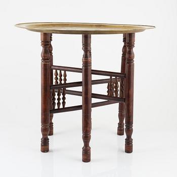 A folding table, Egypt, early 20th Century.
