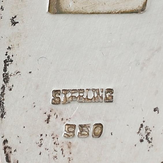 A set of three Japanese sterling salts, early 20th Century.