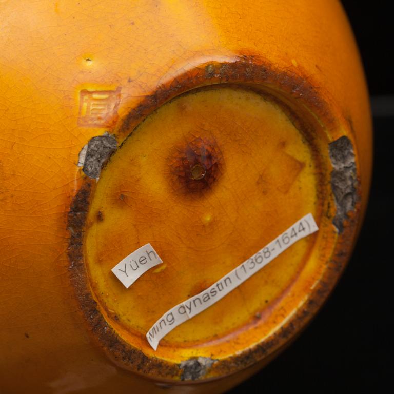 SKÅL, glaserad keramik, Kina, Ming.