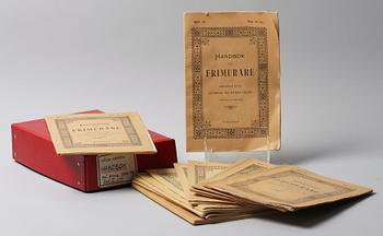 BÖCKER och HÄFTEN, 5 delar, bla "Frimurarevapen" 1895-1911.