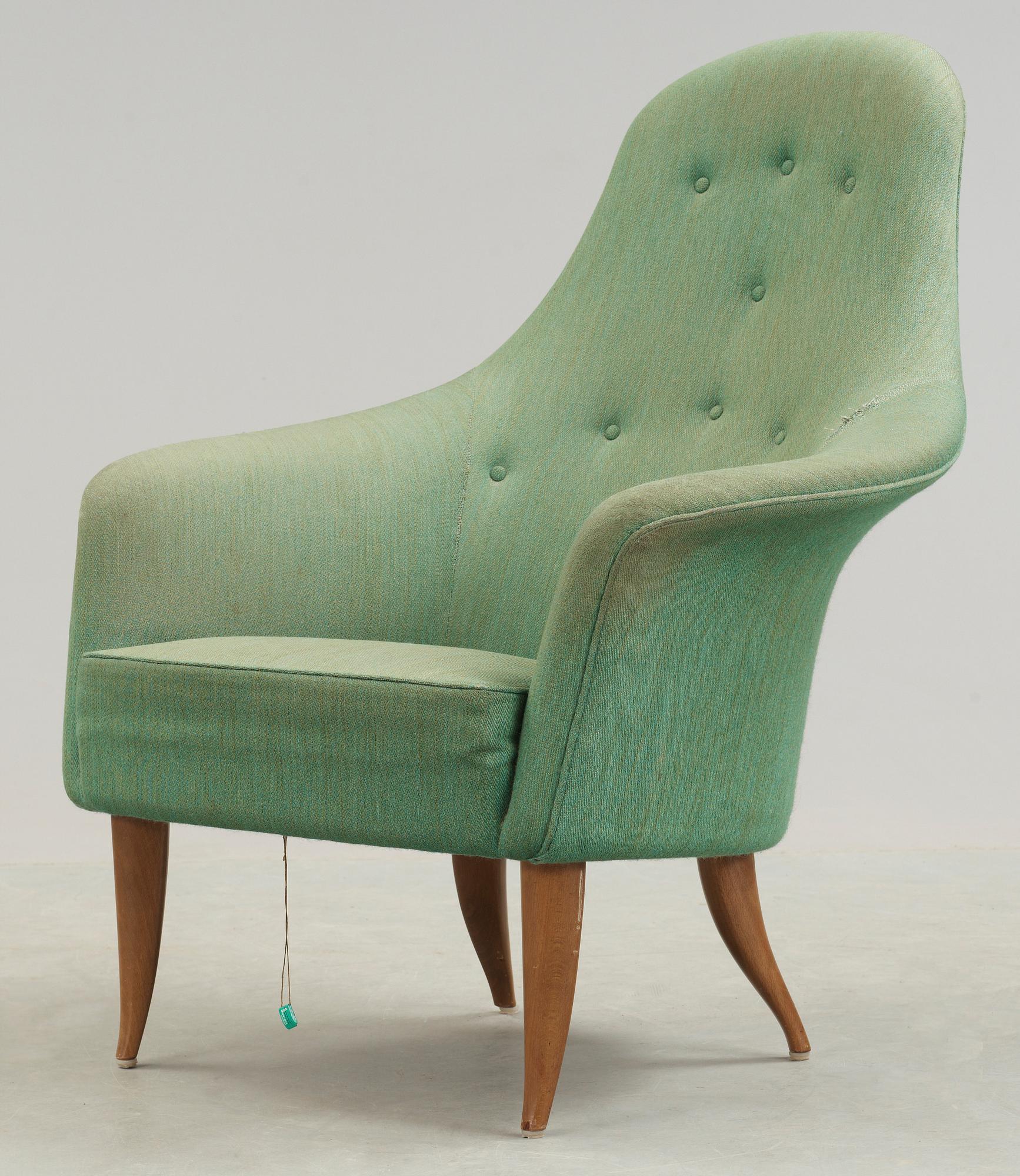 FÅTÖLJ, "Stor Adam" ur "Paradiset", Kerstin Hörlin-Holmquist, Triva-serien, Nordiska Kompaniet.