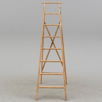 a 20th century wooden ladder.
