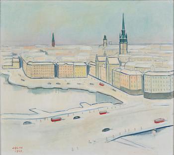 EINAR JOLIN, oil on canvas, signed Jolin and dated 1948.
