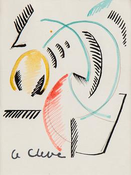 Agnes Cleve, ink, signed.