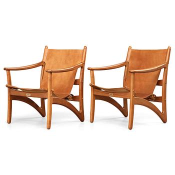 292. Arne Vodder, attributed to, a pair of easy chairs for Kircodan Denmark.