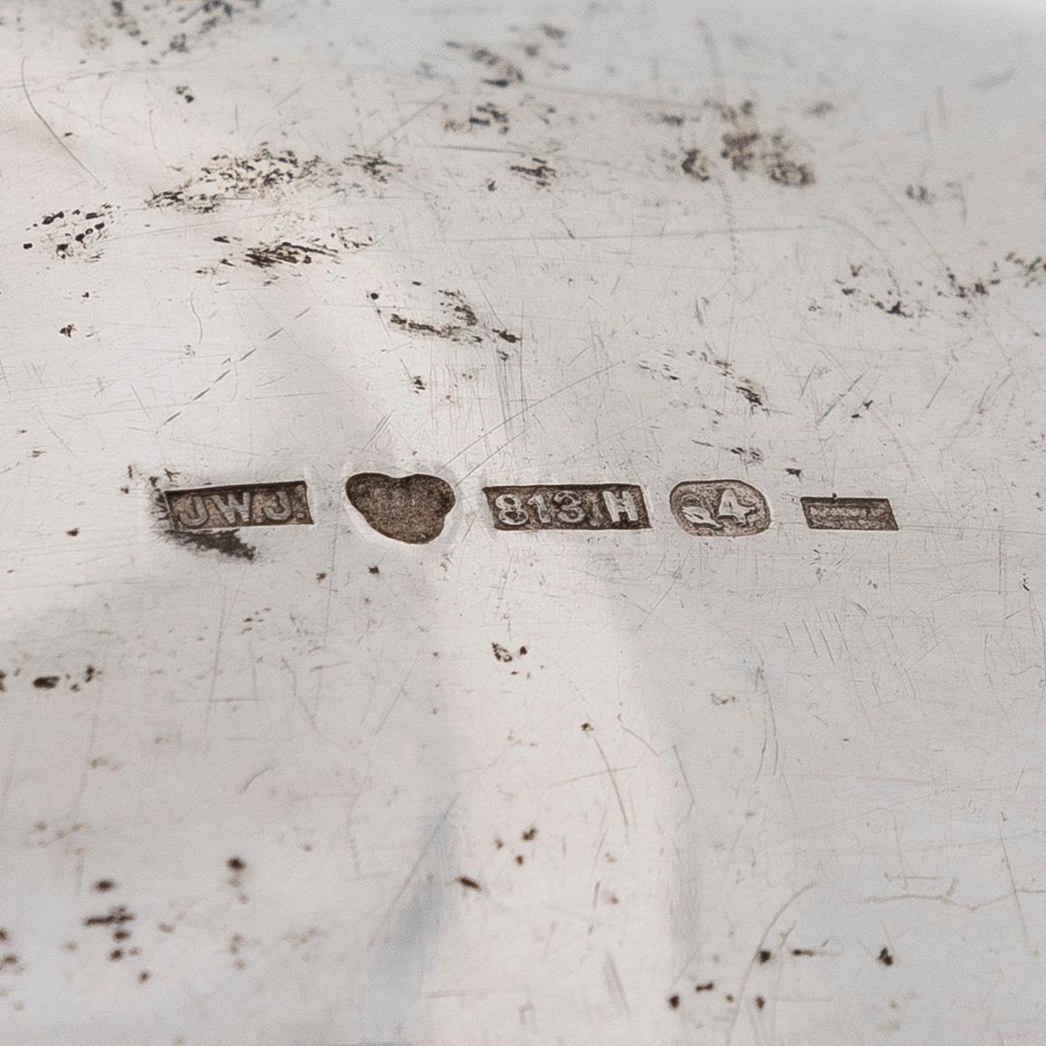 J.W. Jokiniemi, soppslev, silver, Nystad 1897.