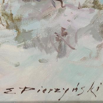 EDWARD PIERZYNSKI, olja på duk, signerad.