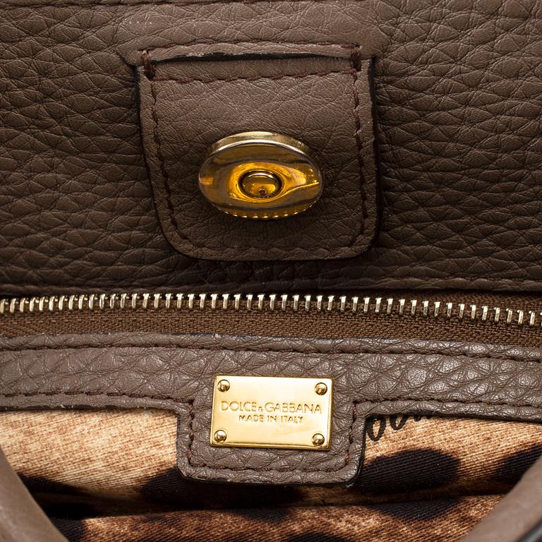 DOLCE & GABBANA, a '"Miss Sicily' leather handbag.