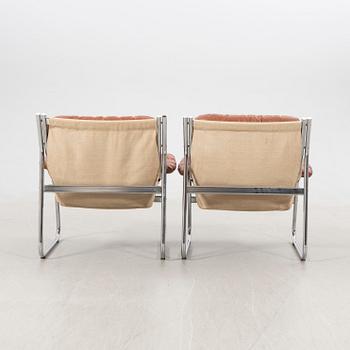 John-Bertil Häggström, armchairs, a pair, "Borkum", IKEA, 1970s.