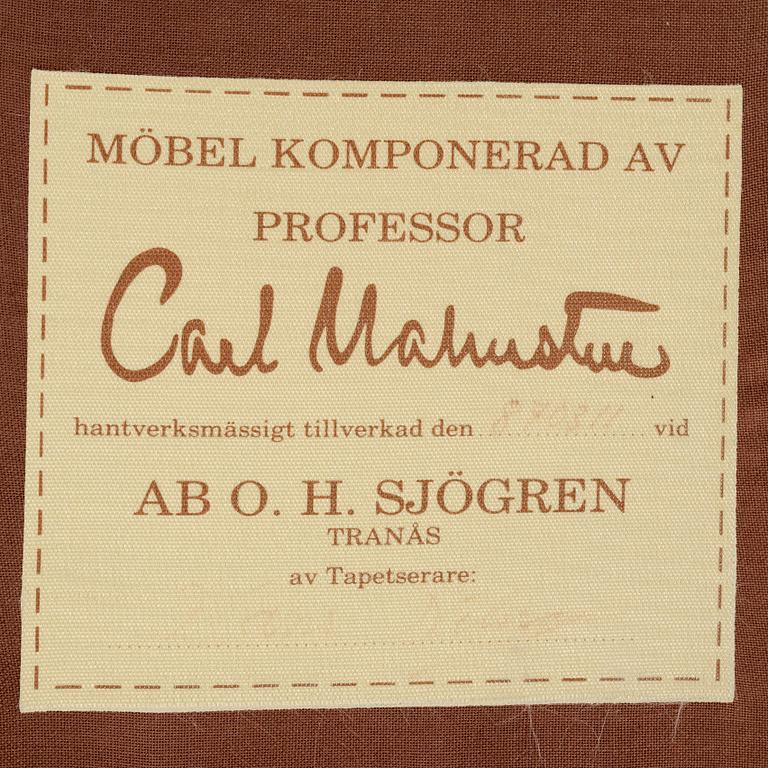 Carl Malmsten, armchair, "Hemmakväll", OH Sjögren, Tranås, latter part of the 20th century. Second half of the 20th century.