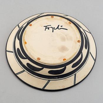 Herman Fogelin, 5 stoneware pieces, signed.