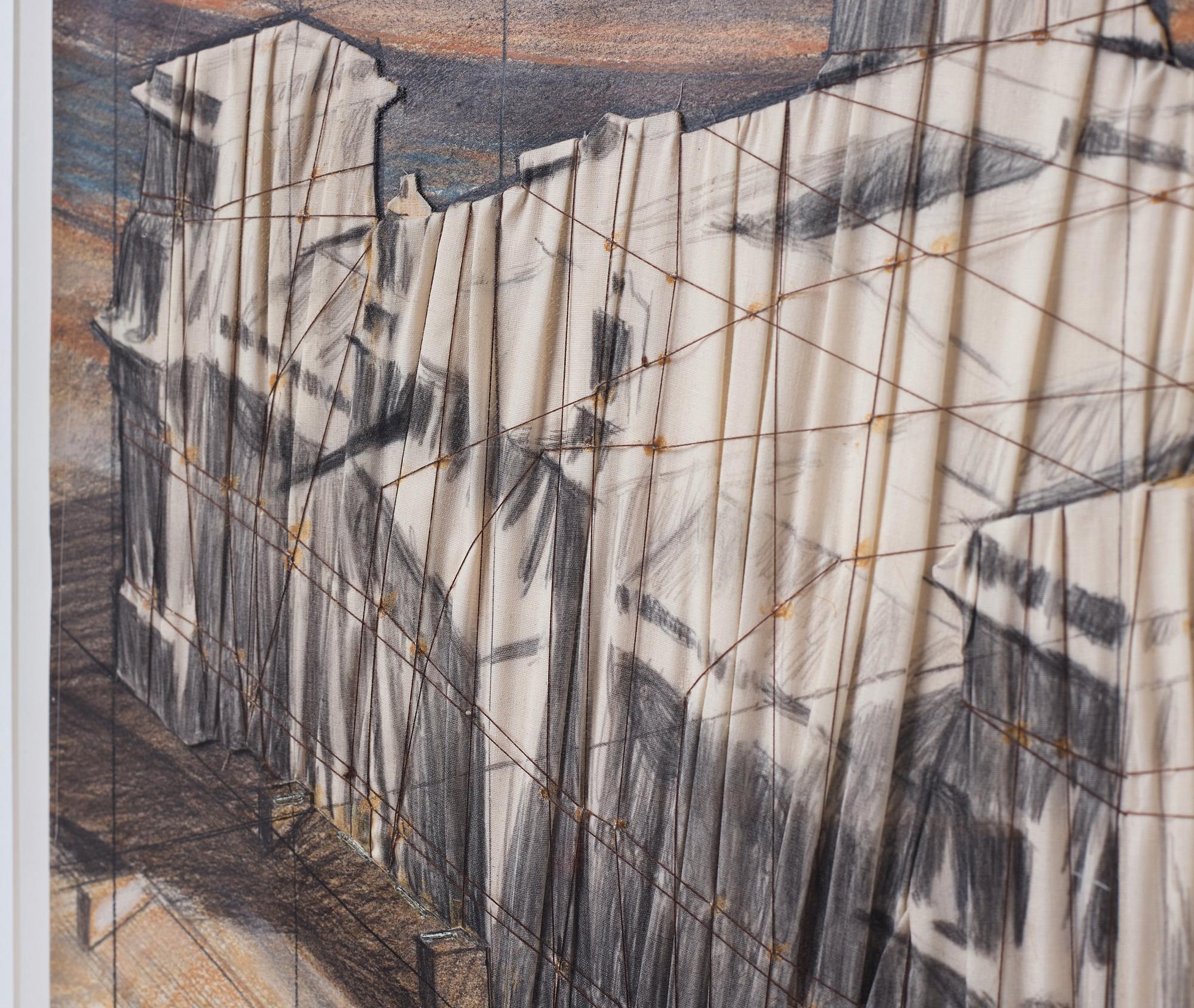 Christo & Jeanne-Claude, "Wrapped Reichstag (Project for Berlin)".