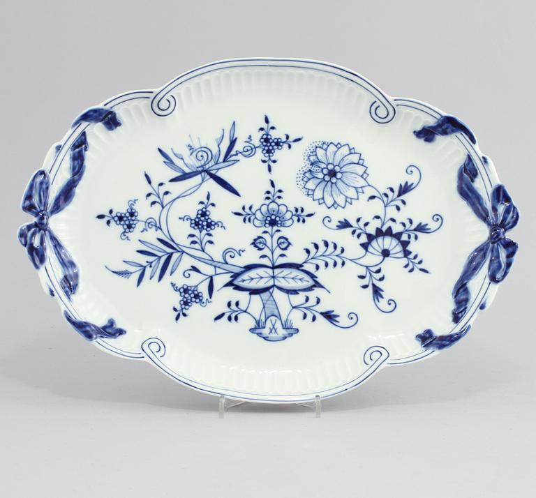 STEKFAT, porslin, Meissen, Tyskland, 1900-tal.