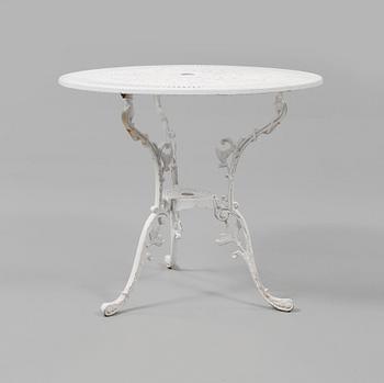TRÄDGÅRDSMÖBLER, 5 delar, 1900-talets andra hälft.