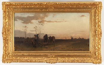 UNKNOWN ARTIST; 19Th Century, oil on canvas, signed and dated 1870 ...