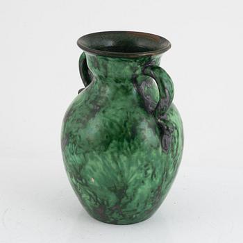 An earthenware vase, Nittsjö, 1930's.