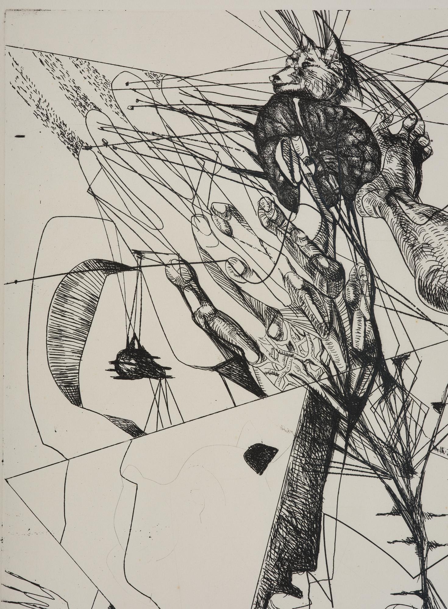 Ernst Iosipovitch Neizvestny, Utan titel ur: "Hommage aux Prix Nobel" (Nobelprismappen).