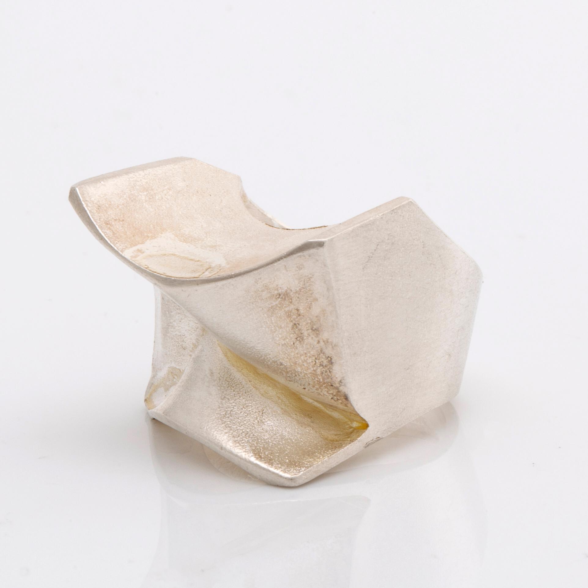 LAPPONIA ring silver, Finland 1980, size 53.