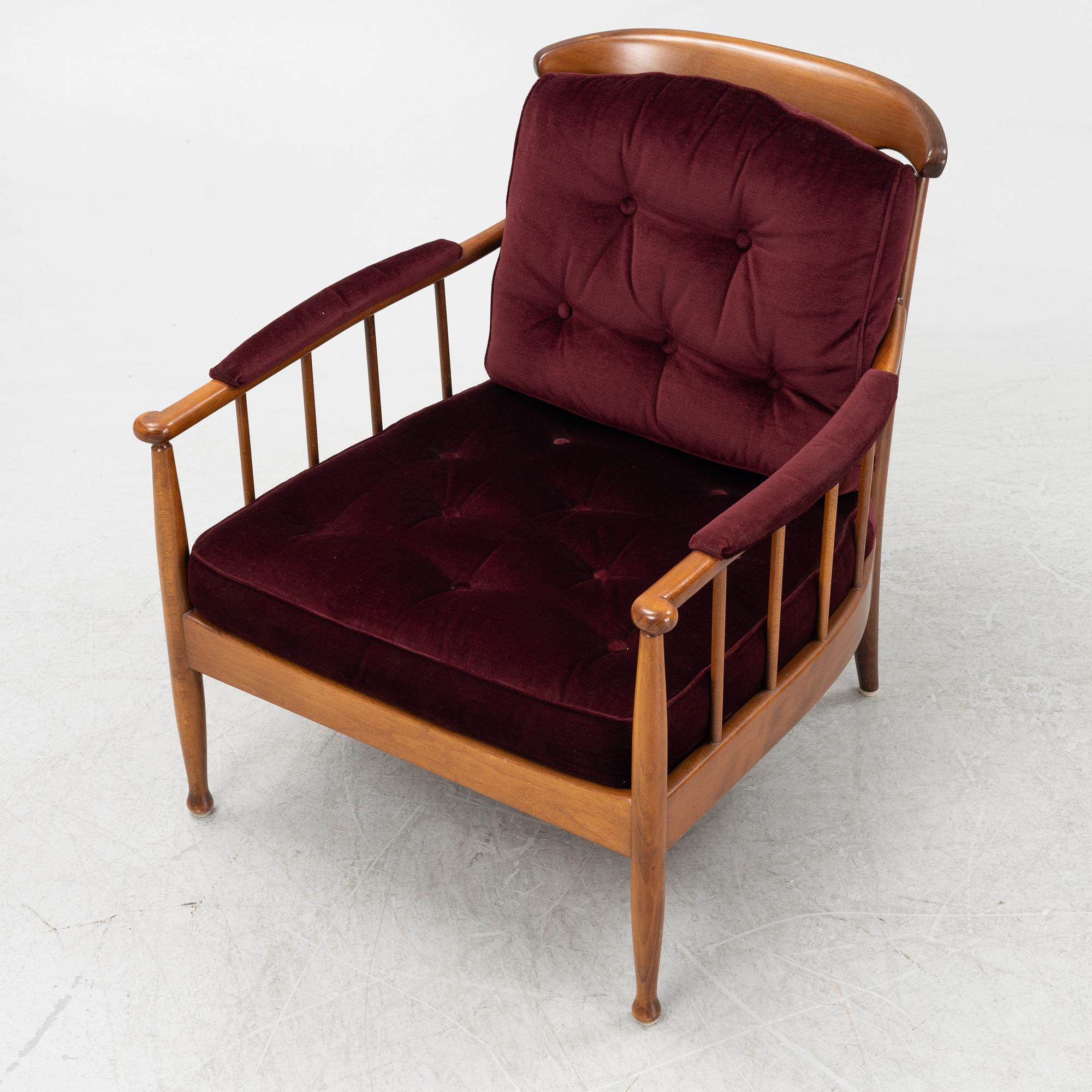 A 'Skrindan' easy chair by Kerstin Hörlin-Holmquist for OPE, 1960s.